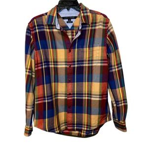Tommy Hilfiger Flannel Multicolor Buttondown shirt size Medium